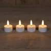 Anna's Collection LED waxinelicht wit D 3,8 H 5 cm 4 stuks