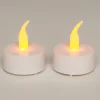 Anna's Collection LED waxinelicht wit D 4 H 5 cm 2 stuks