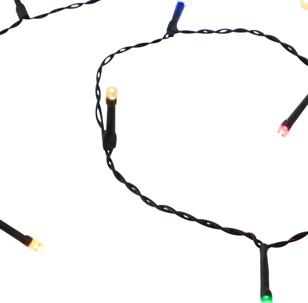 Anna's Collection miniverlichting met 80 lampjes multi color 8 m
