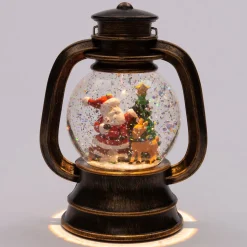 Anna's Collection tafellamp kerstman koper D 15 H 21 cm