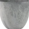 Artstone bloempot Bola D 38 H 33 cm grijs