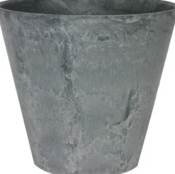 Artstone bloempot Claire D22 H20 cm grijs
