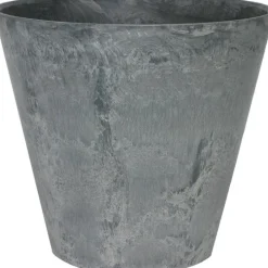 Artstone bloempot Claire D27 H24 cm grijs