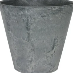 Artstone bloempot Claire D17 H15 cm grijs