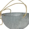 Artstone hangpot Fiona D 25 H 12 cm grijs