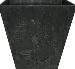Artstone plantenbak Ella 35 x 35 cm zwart