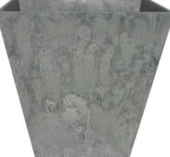 Artstone plantenbak Ella 30 x 30 cm grijs