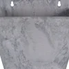 Artstone wandhanger Ella 22 x 15 x 17 cm grijs