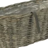 Balkonbak 46 x 20 x 17 cm grijs