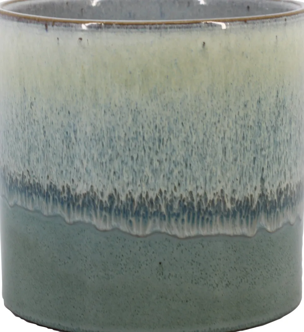 Bela Arte bloempot Alice blauw D 18,5 H 17,5 cm