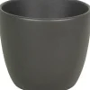 Bela Arte bloempot Boule D 7,5 H 6 cm mat antraciet
