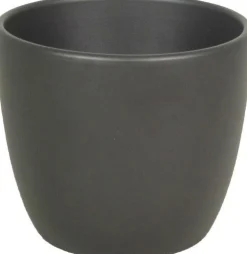 Bela Arte bloempot Boule D 7,5 H 6 cm mat antraciet