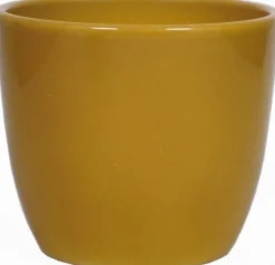 Bela Arte bloempot Boule geel D 7,5 H 6 cm