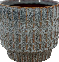 Bela Arte bloempot Echo blauw D 12,2 H 11 cm