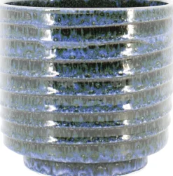 Bela Arte bloempot Gliss blauw D 14 H 12 cm