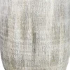 Bela Arte bloempot Kiran crème / groen D 19 H 30 cm