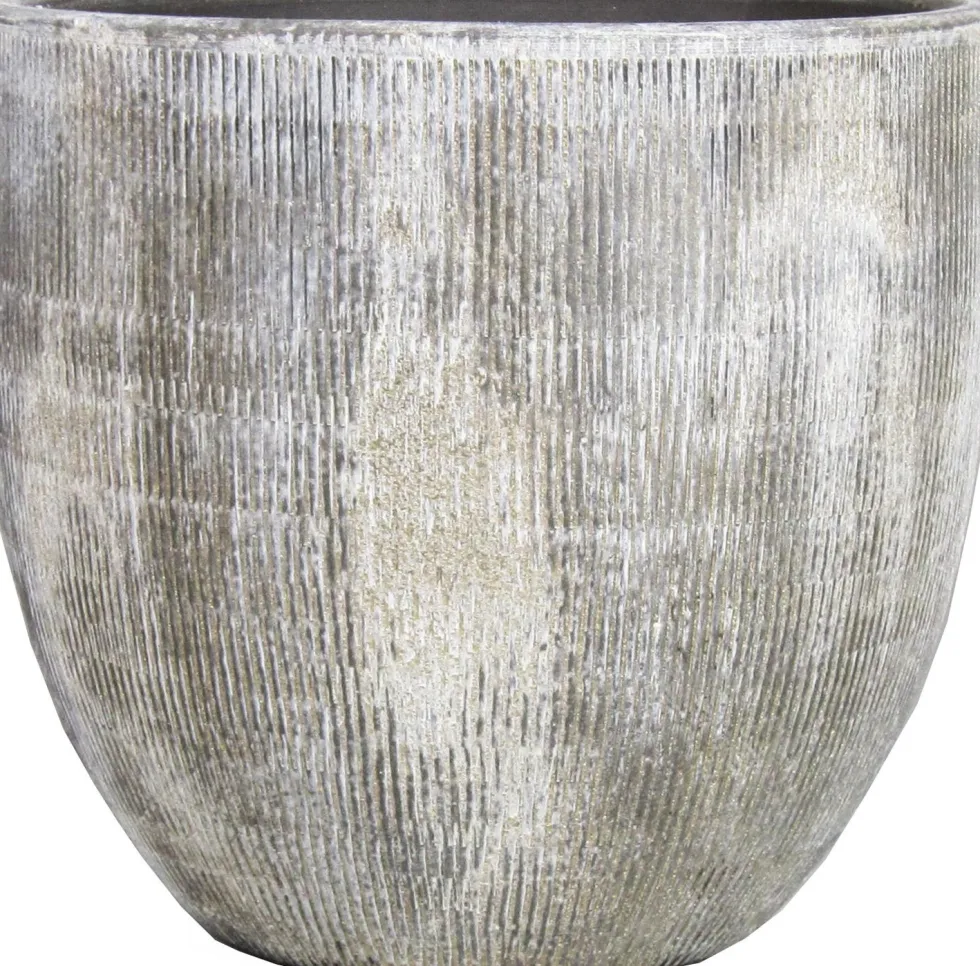 Bela Arte bloempot Kiran groen / grijs D 19 H 17 cm