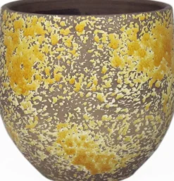 Bela Arte bloempot Luuk oker D 24 H 24 cm
