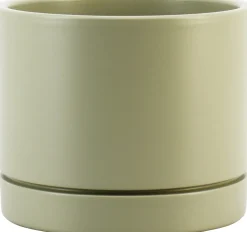 Bela Arte bloempot Lynn groen D 15 H 13 cm