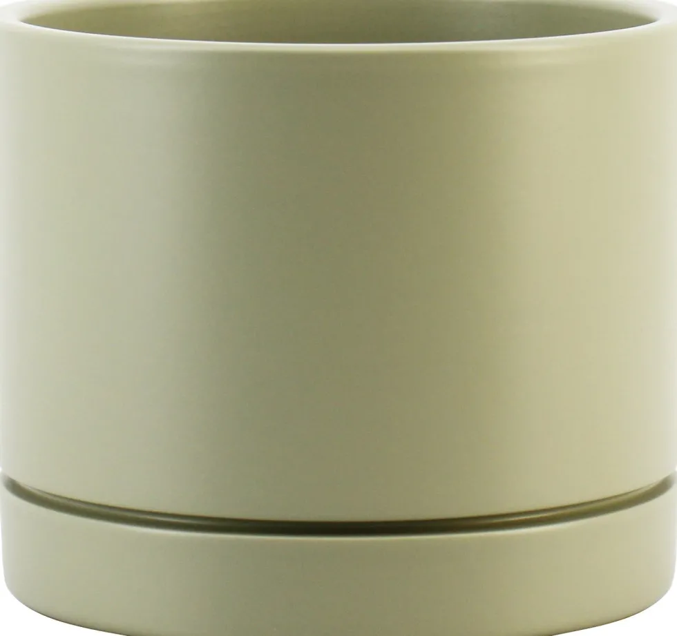 Bela Arte bloempot Lynn groen D 19,5 H 17,5 cm