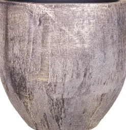 Bela Arte bloempot Madeira goud / grijs D 28 H 28 cm