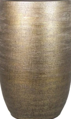 Bela Arte bloempot Mira goud D 32 H 50 cm