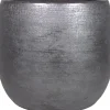 Bela Arte bloempot Mira zwart D 39 H 36 cm
