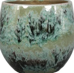 Bela Arte bloempot Samoa groen D 19 H 17 cm