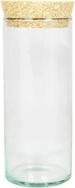 Bela Arte vaas transparant D 8,5 H 20 cm