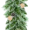 Black Box guirlande Kaprun kerstballen met 15 lampjes warm wit 180 cm