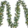 Black Box guirlande Norton 270 cm groen / wit met 20 lampjes warm wit