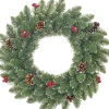 Black Box kerstkrans Creston D 60 cm groen