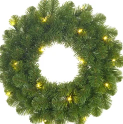 Black Box kerstkrans Norton met LED verlichting D 60 cm