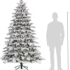 Black Box kunstkerstboom Asbury besneeuwd D 140 H 215 cm