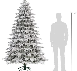 Black Box kunstkerstboom Asbury besneeuwd D 140 H 215 cm