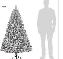 Black Box kunstkerstboom Charlton besneeuwd D 91 H 155 cm
