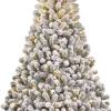 Black Box kunstkerstboom Charlton besneeuwd met 360 lampjes warm wit D 127 H 215 cm