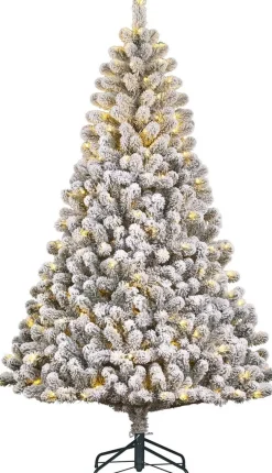 Black Box kunstkerstboom Charlton besneeuwd met 360 lampjes warm wit D 127 H 215 cm