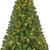Black Box kunstkerstboom Charlton met 140 lampjes warm wit D 115 H 185 cm