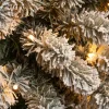 Black Box kunstkerstboom Charlton besneeuwd met 90 lampjes warm wit D 48 H 155 cm