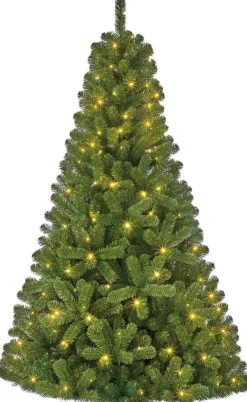 Black Box kunstkerstboom Charlton hangend met 230 lampjes warm wit D 127 H 185 cm