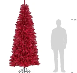 Black Box kunstkerstboom Colchester rood D 99 H 230 cm