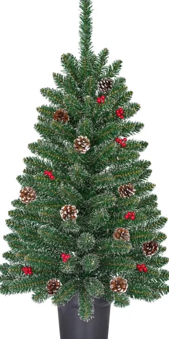 Black Box kunstkerstboom Creston besneeuwd D 50 H 90 cm
