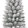 Black Box kunstkerstboom Gerlos besneeuwd op jute voet D 51 H 120 cm