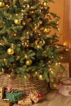 Black Box kunstkerstboom Grand Fir met 700 lampjes warm wit D 162 H 230 cm
