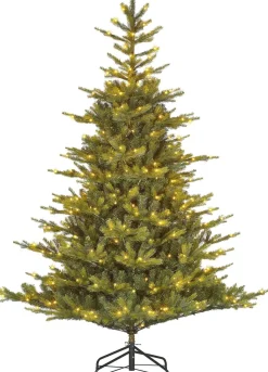 Black Box kunstkerstboom Grand Fir met 900 lampjes warm wit D 182 H 305 cm