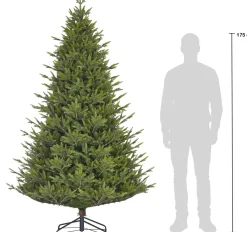 Black Box kunstkerstboom Hanson met 380 lampjes warm wit D 140 H 215 cm