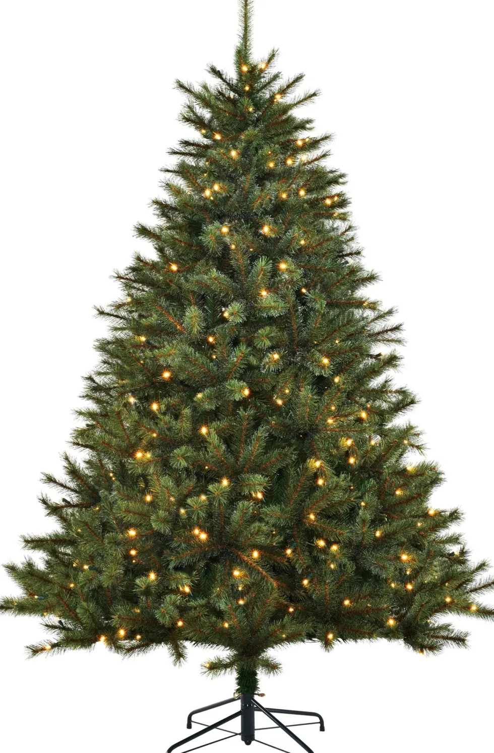 Black Box kunstkerstboom Jade met 180 lampjes warm wit D 114 H 155 cm