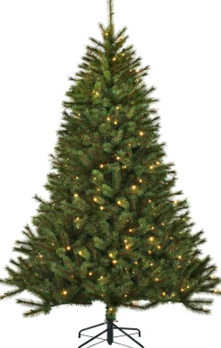 Black Box kunstkerstboom Jade met 360 lampjes warm wit D 142 H 260 cm