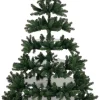 Black Box kunstkerstboom met plateaus D 160 H 230 cm